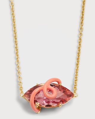 Carmen Necklace with Pink Tourmaline