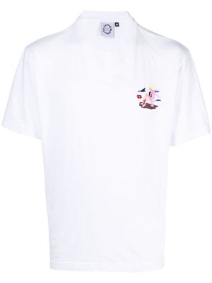 CARNE BOLLENTE Sinking Deep T-shirt - White