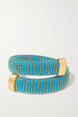Carolina Bucci - Caro Gold-plated And Cotton Bracelet - one size