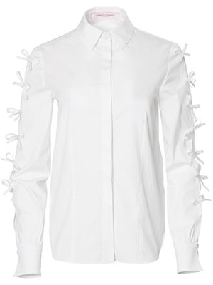 Carolina Herrera bow-detail long-sleeve shirt - White