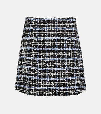 Carolina Herrera Checked tweed miniskirt