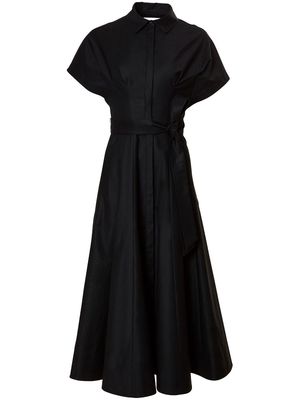 Carolina Herrera classic-collar cotton dress - Black
