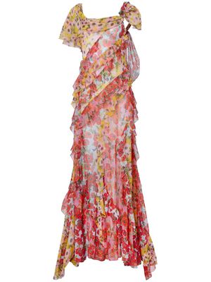 Carolina Herrera floral-print silk maxi dress - Multicolour
