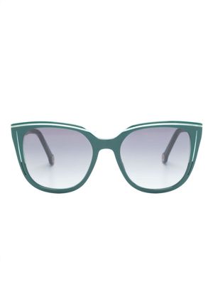 Carolina Herrera gradient cat-eye sunglasses - Green