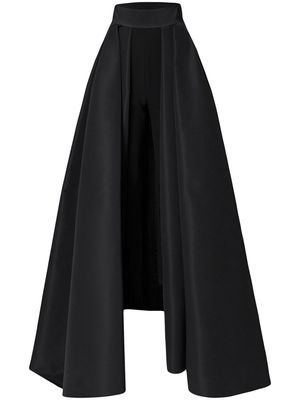 Carolina Herrera layered high-waited skirt trousers - Black