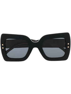 Carolina Herrera oversize square-frame sunglasses - Black