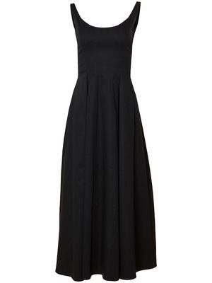 Carolina Herrera scoop-neck cotton dress - Black