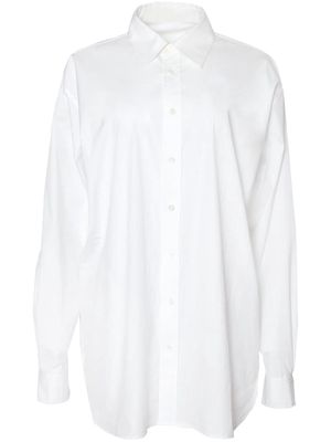 Carolina Herrera straight-point collar cotton shirt - White
