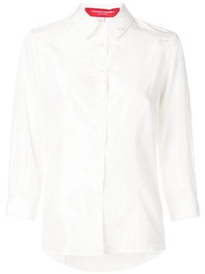 Carolina Herrera three-quarter sleeve shirt - White