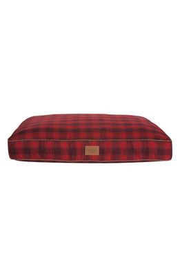 Carolina Pet Company x Pendleton Classics Gingham Pet Bed in Red Ombre