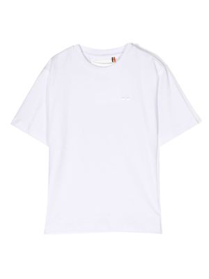 Caroline Bosmans embroidered-motif stretch-cotton T-shirt - White
