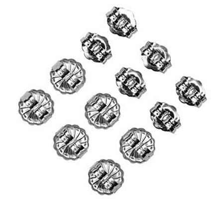 Carolyn Pollack Sterling Set of 12 Earring Clut ches