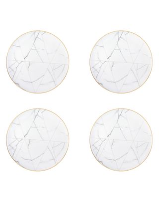 Carrara Dinner Plates, Set of Four