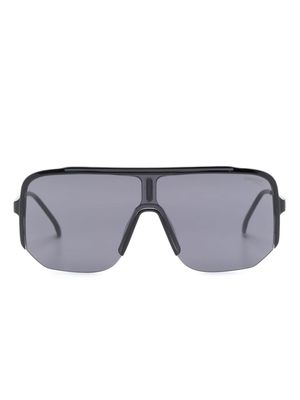 Carrera 1060/S logo-print shield-frame sunglasses - Black
