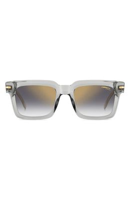 Carrera Eyewear 52mm Rectangular Sunglasses in Grey/Gray Sf Gd Sp