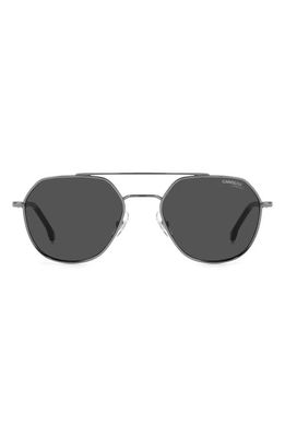 Carrera Eyewear 53mm Round Sunglasses in Dark Ruth/Grey