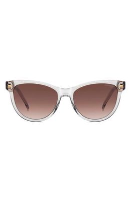 Carrera Eyewear 54mm Cat Eye Sunglasses in Grey/Brown Gradient