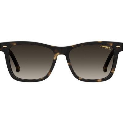 Carrera Eyewear 54mm Gradient Rectangular Sunglasses in Havana/Brown Gradient 