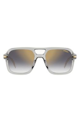 Carrera Eyewear 55mm Gradient Square Sunglasses in Grey/Gray Sf Gd Sp