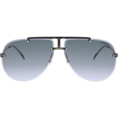 Carrera Eyewear 65mm Gradient Oversize Aviator Sunglasses in Dark Ruth Gray/Dark Grey Sf 