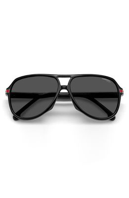 Carrera Eyewear Aviator Polarized Sunglasses in Black /Grey
