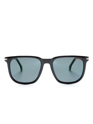 Carrera logo-print wayfarer-frame sunglasses - Black