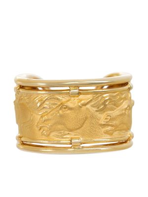 Carrera Y Carrera 18kt yellow gold horse-motif ring