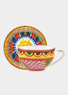 Carretto Sole Tea Cup and Saucer Set
