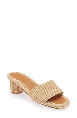 Carrie Forbes Bou Raffia Sandal in Natural