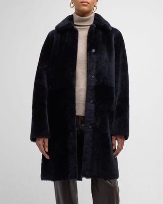 Carrie Reversible Shearling Coat