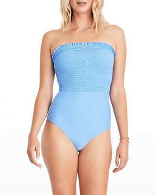 Carrie Smocked One-Piece Swimsuit