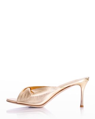 Carrie Twisted Napa Mule Sandals