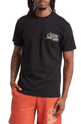 CARROTS BY ANWAR CARROTS Farm Supply Logo Graphic T-Shirt in Black