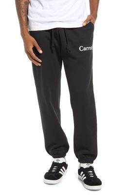 CARROTS BY ANWAR CARROTS Wordmark Sweatpants in Black