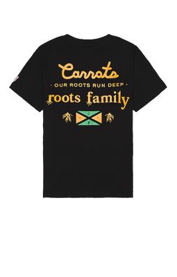 Carrots Roots Family T-shirt in Black