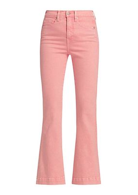 Carson High-Rise Flared Ankle Jeans