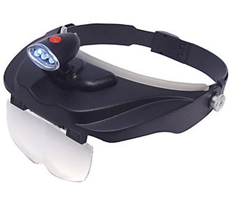 Carson Optical MagniVisor Deluxe LED Head Visor Magnifier