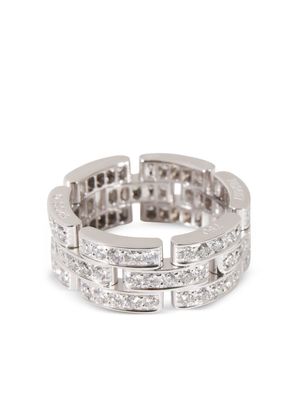 Cartier 18kt white gold Maillon Panthère diamond ring