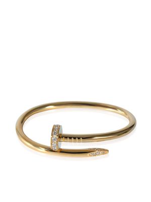 Cartier 18kt yellow gold Juste Un Clou diamond bracelet