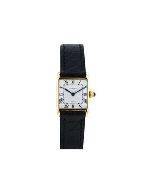 Cartier 1970 pre-owned Tank Arrondie 17mm - White