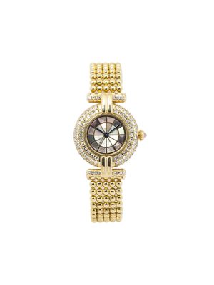 Cartier 1980 pre-owned Colisee Factory Diamond & MOP 24mm - Gold