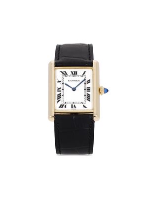 Cartier 1980 pre-owned Tank 24mm - White