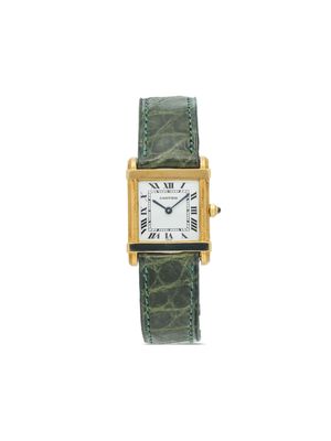 Cartier 1987 pre-owned Tank Chinoise 23mm - White
