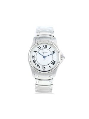 Cartier 1990 pre-owned Cougar 33mm - Neutrals