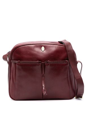 Cartier 1990s pre-owned leather shoulder bag - Red