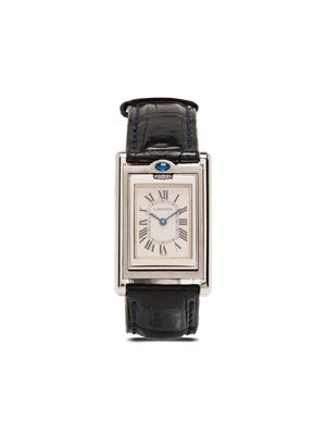 Cartier 1999 pre-owned Tank Basculante 38mm - Blue