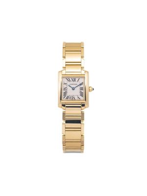 Cartier 1999 pre-owned Tank Française 20mm - Gold