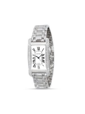 Cartier 2000-2009 pre-owned Tank Americaine 19mm - Silver