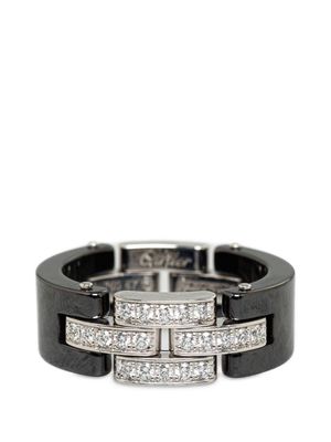 Cartier 2010-2023 18K Maillon Panthere Diamond ring - Black