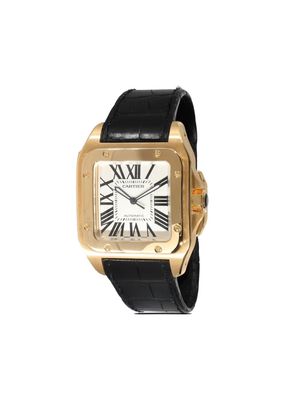 Cartier 2010s pre-owned Santos 100 38mm - Gold